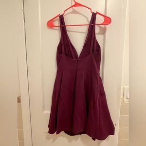 Lulus red wine dress